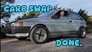 90 TERCEL WEBER CARB SWAP Finished