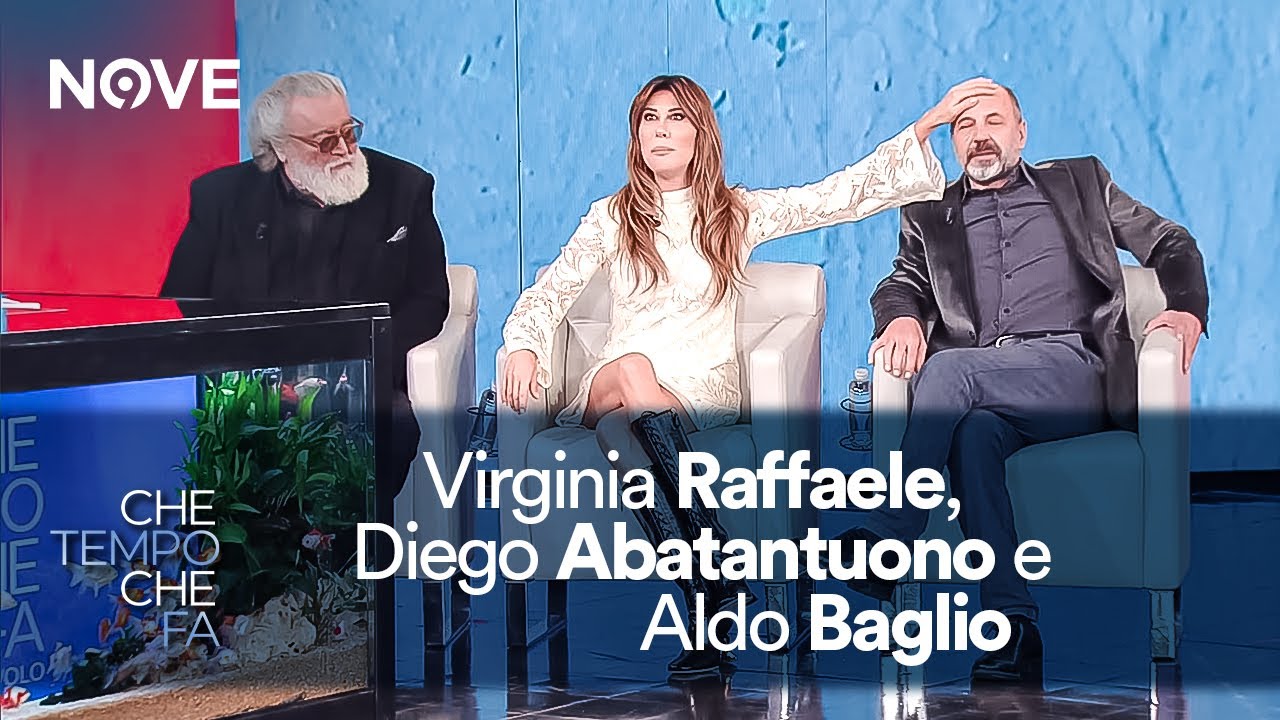 Virginia Raffaele, Diego Abatantuono e Aldo Baglio presentano "La vita va così" | Che tempo che fa