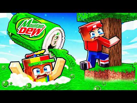 1 Second = MOUNTAIN DEW RISES in Minecraft!
