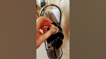 Making coffee with Nespresso capsule coffee machine #coffee #nespresso #capsule #machine