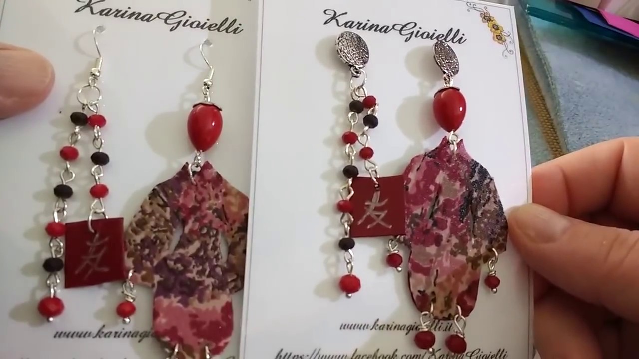 Come nascono i miei orecchini kimono