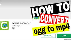 How to convert ogg to mp3 by android app? Media Convertor | by Infomania Talk | Hindi  - Durasi: 2:32. 