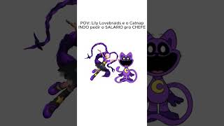 Lily e Catnap PEDINDO o SALARIO pro PROTOTIPO (Poppy Playtime) #shorts