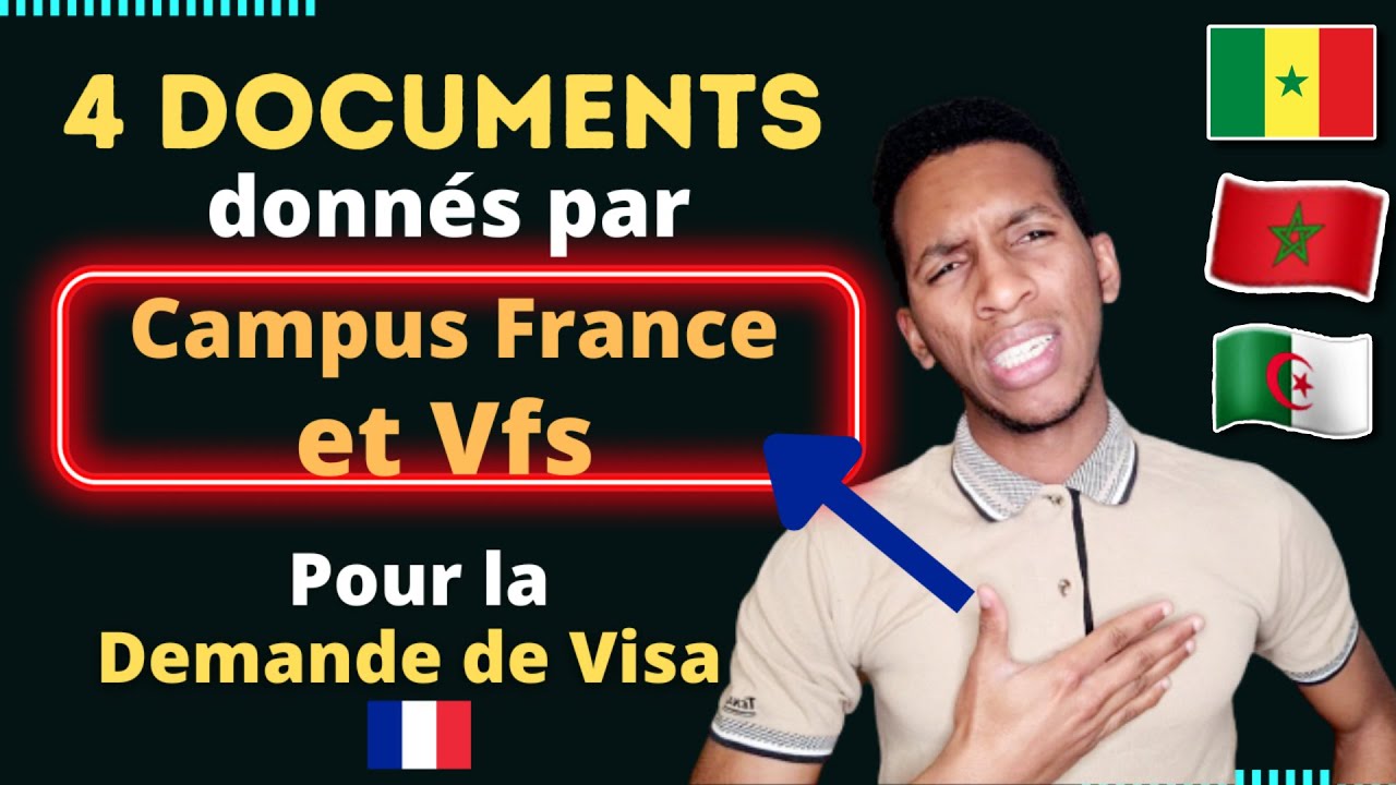 Comment avoir le visa ? Documents à fournir pour visa étudiant France  partie 1