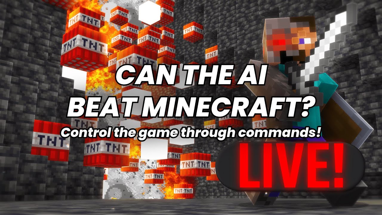 Can ai beat minecraft type commands in chat to help or hurt it youtube