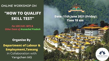 How to Qualify Skill test for UDC /LDC/JSA/DEO  ||APSSB 2021 SKill Test  ||Arunachal Pradesh Exam