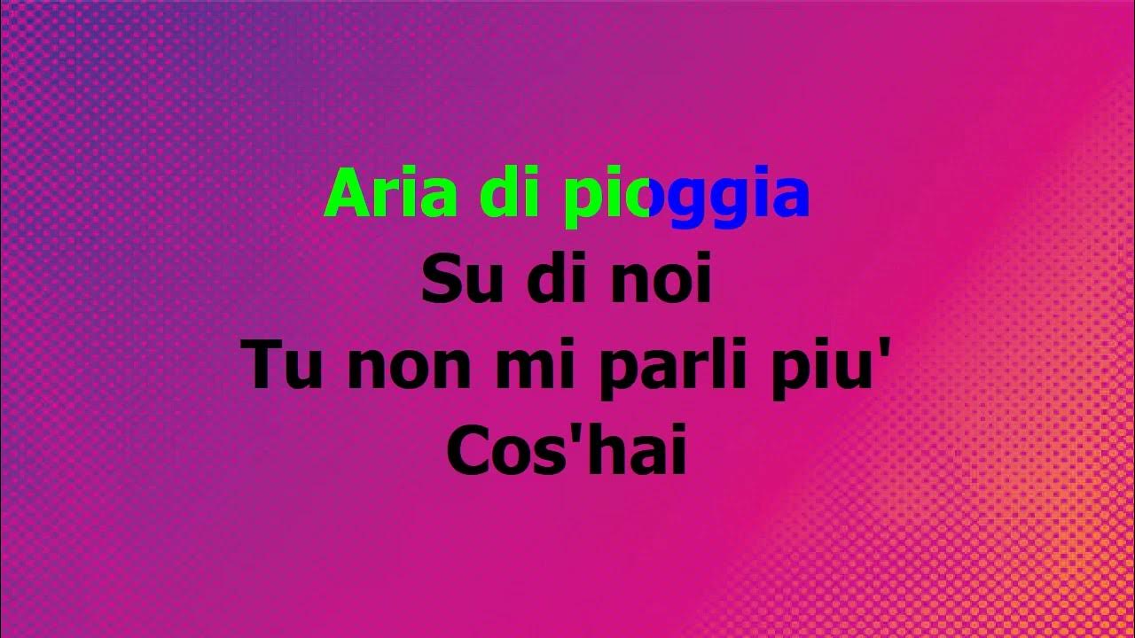 Mia Martini Piccolo uomo KARAOKE YouTube