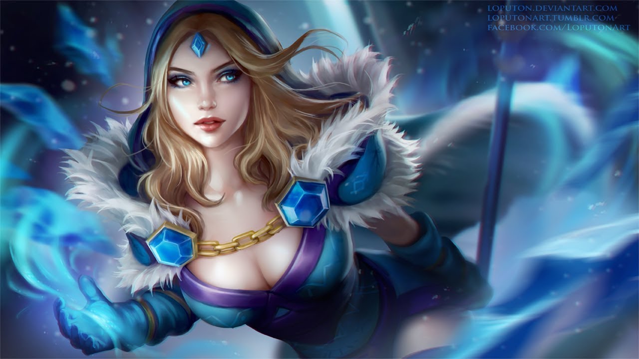 250 attack speed maiden dertimo plays crystal maiden youtube