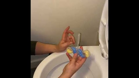 how to correctly put in a toilet block