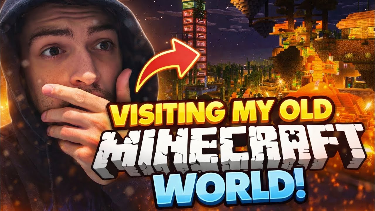 Visiting My Old Minecraft World… (So Much Nostalgia 😭)