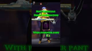 Freefire Punkstar Pant No Top Up Dress Combination Best Freefire Dress Combination