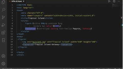 HTML04 - Figure and Figcaption Elements