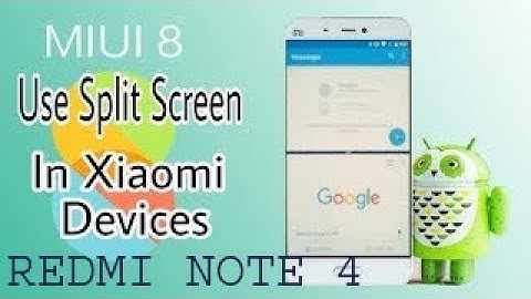 how to split screen miui 8 nougat