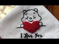 Embroidery on handkerchief live | Cotton Flare Embroidery