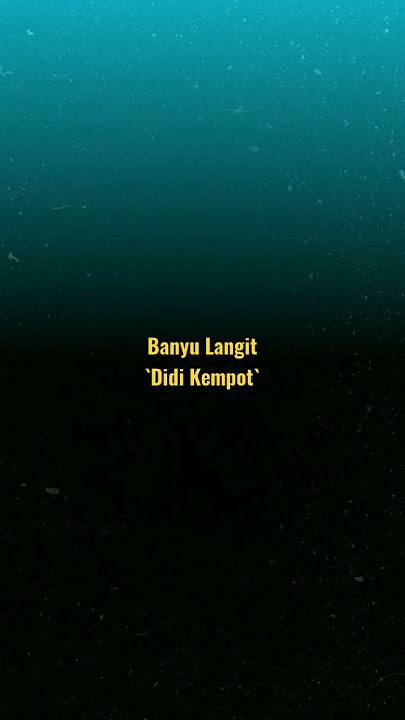Banyu Langit - Didi kempot #banyulangit #didikempot #lagujawa