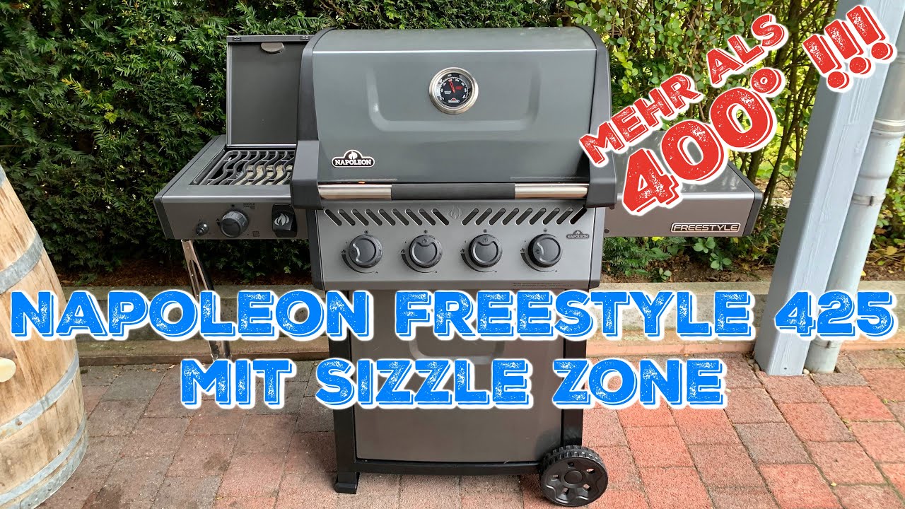NAPOLEON FREESTYLE 425 Mit SIZZLE ZONE Ein Gasgrill Mit