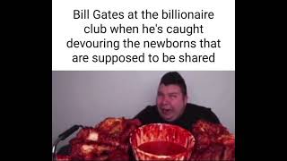 Bill gates at the billionaires club meme