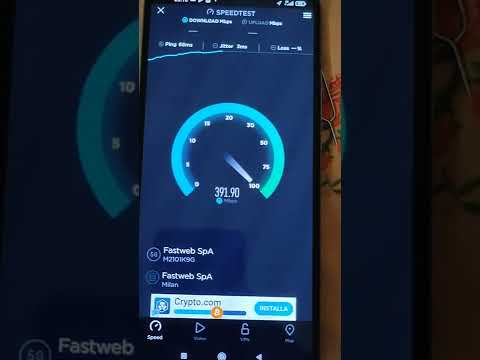 5G test Bologna,Italy fastweb