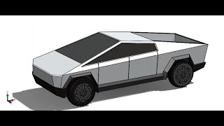 Tesla Cybertruck (3D Printed) - Auto SolidWorks