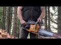 Chainsaws + Man + log pile = inner peace.  Tips on bucking on log pile