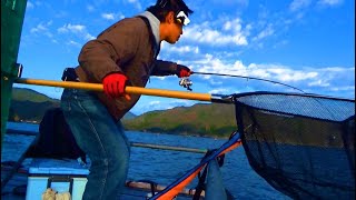 イカダからエビをどんどん流していくと・・・