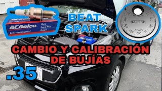 CAMBIO Y CALIBRACION DE BUJIAS BEAT SPARK