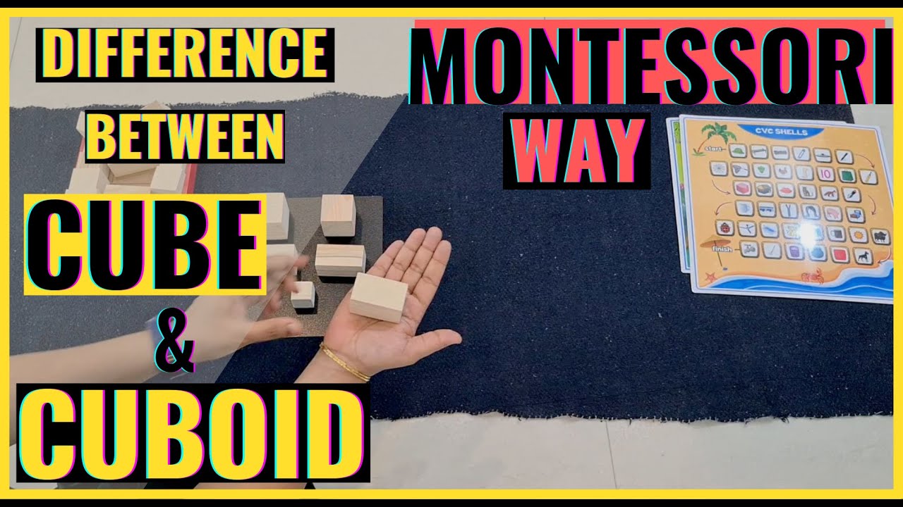 Cube & Cuboid | Montessori way| Montessori Education | Montessori Learning |Montessori Method