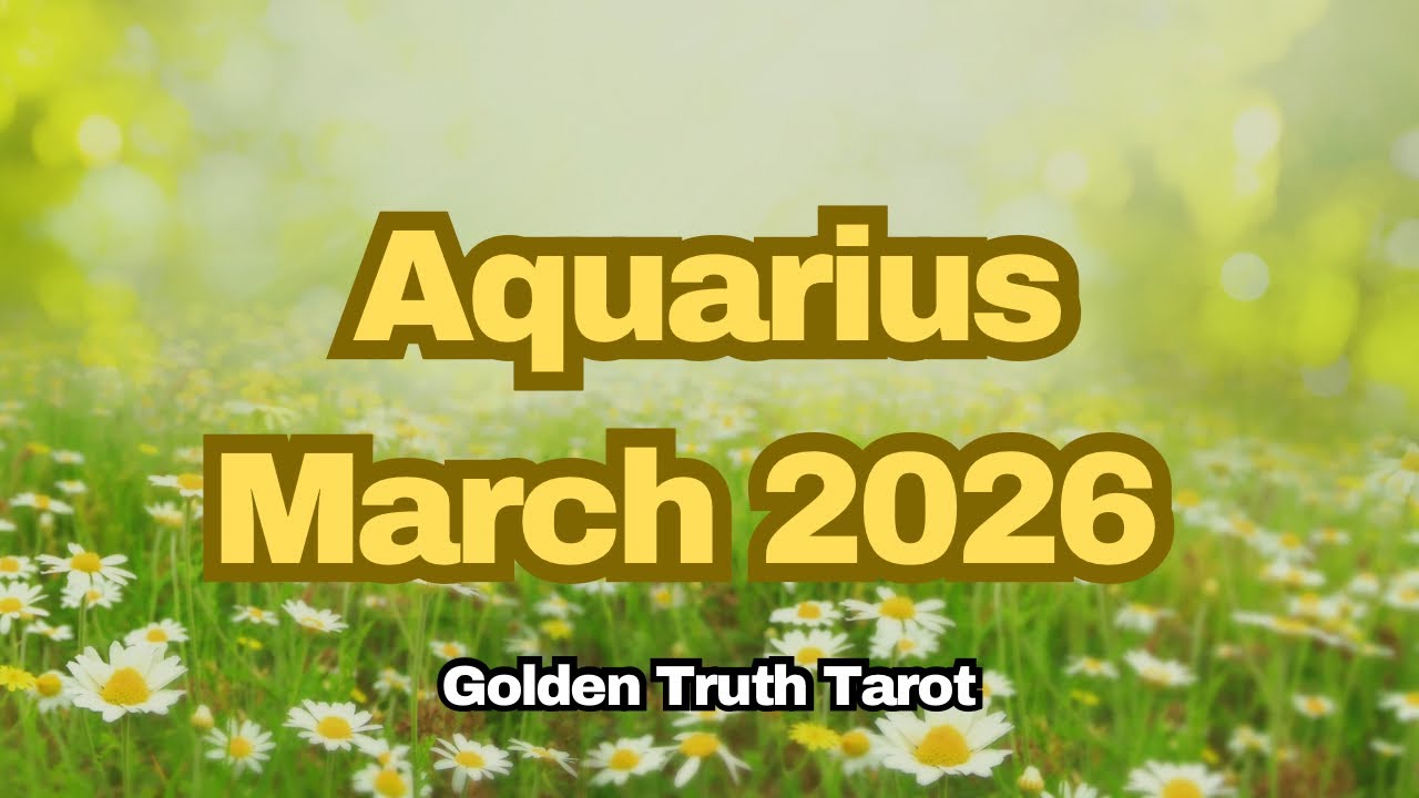 #aquarius   #tarot #astrology  #march ♒️🔮AQUARIUS Tarot reading predictions for March 2026🔮♒️