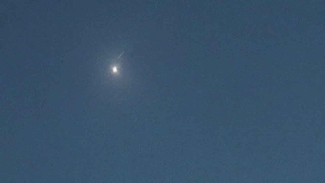 Falcon 9 Second Stage Burn visible from northern UT - 20260118