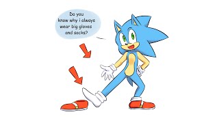 This is Why Sonic The Hedgehog Wears Gloves and Socks