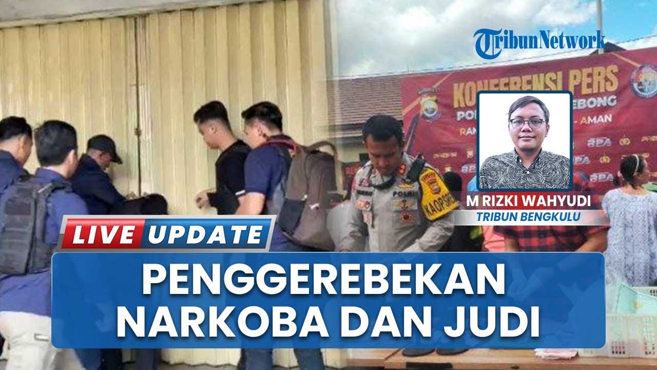 Polda Bengkulu beserta Tim Gabungan Geruduk Bandar Narkoba di Binduriang, 10 Orang Jadi Tersangka