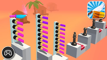 Slice It All - Gameplay Walkthrough Part 32 - Racing Game Levels 246-248 (iOS, Android)