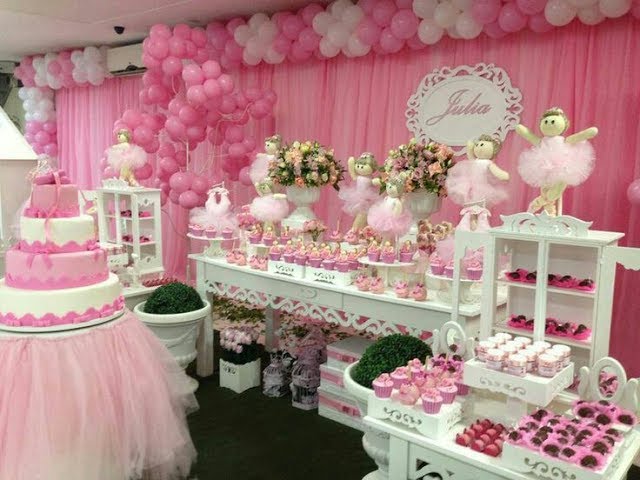 FIESTA DE BAILARINA DE BALLET|PARTY|2017|MESA DE DULCES  DECORACION|IDEAS|FESTIVAL DANÇARINO BALLET - YouTube
