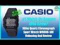 #1 Watch On Amazon - Who Knew? | Casio 100m Quartz Sport Watch W800H-1AV Unbox & Review