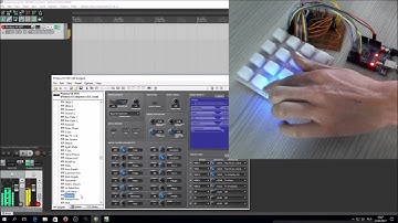 Button Pad 4x4 - Arduino - Making sounds in Reaper - MIDI