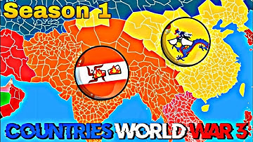 Countries World War 3 🌍[Countries And World war ]💥 💥 [Season 1] #countryballs #worldprovinces