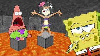 Who will Spongebob save? #meme #minecraft #spongebobminecraft