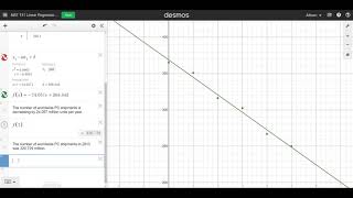 MAT 131 - Linear Regression Example (for DTP 7)