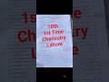 10th 1st Time Chemistry Paper Lahore Board 2026
