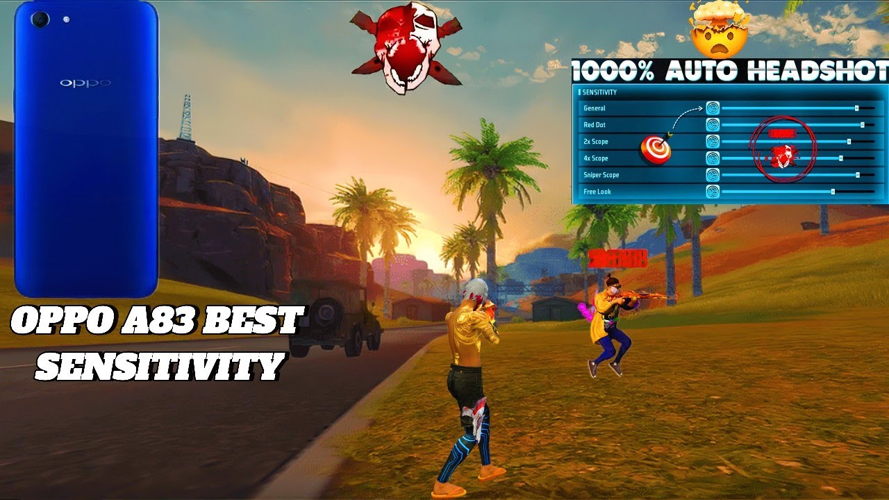 Free Fire (OB46) Update Sensitivity 200 😱 Free Fire Headshot Setting For Oppo A83 Mobile Sensitivity