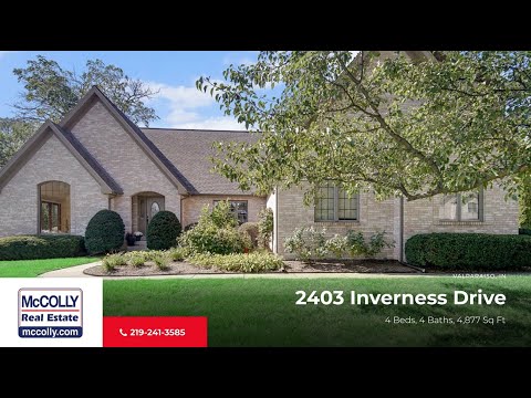 2403 Inverness Drive, Valparaiso, IN home video tour
