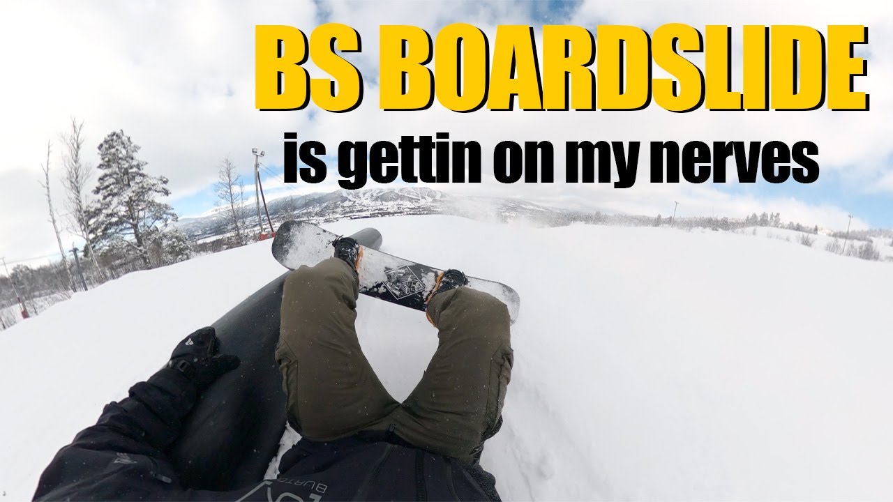 SNOWBOARD PARK LAPS DAY 9 - BACKSIDE BOARDSLIDE FOCUS