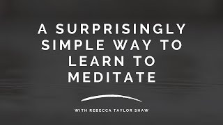How to Meditate  - The Sky Method -  3:33