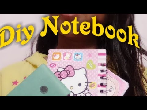 How to make a diy notebook 📓//HS DIY - YouTube
