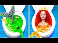 TRANSFORMATION INTO A MERMAID DOLL🧜‍♀️ We Built a Doll Waterpark🌊 Rich vs Poor Makeover by 123 GO!