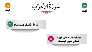 033 Surah Ahzab 09 - 11 Grammar and Urdu Translation and Tafseer Ibn Kaseer #MAH #اعراب القرآن
