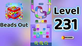 Beads Out Level 231  Walkthrough 🧩✨ | Tricky Bead Puzzle Solution | Go Answer