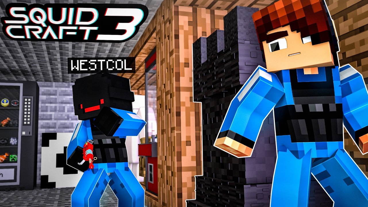 SQUID CRAFT 3 DÍA 2 *EL ESCONDITE* 🤫