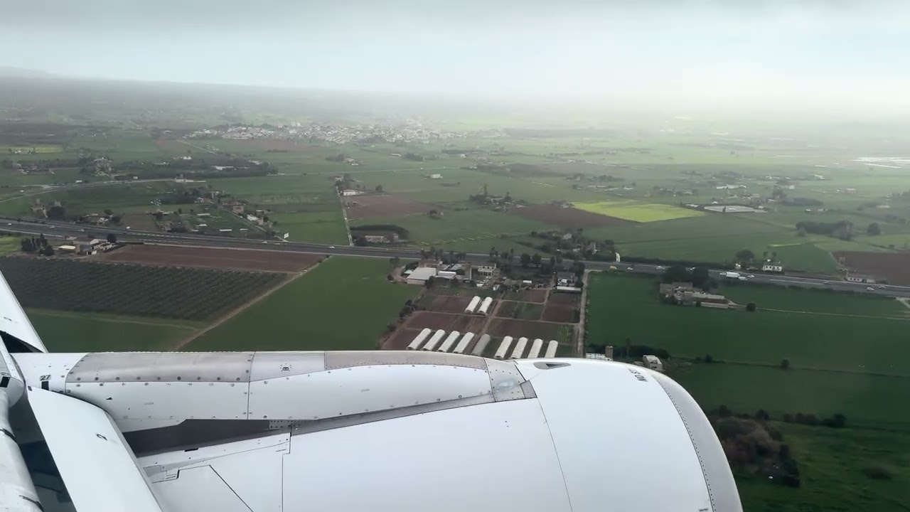 España | Mallorca | Palma - aproximación de aterrizaje 05.02.2026