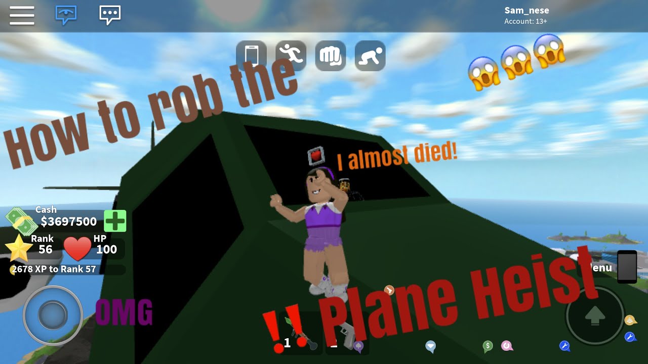 HOW TO ROB AND SURVIVE THE PLANE HEIST IN MAD CITY!
